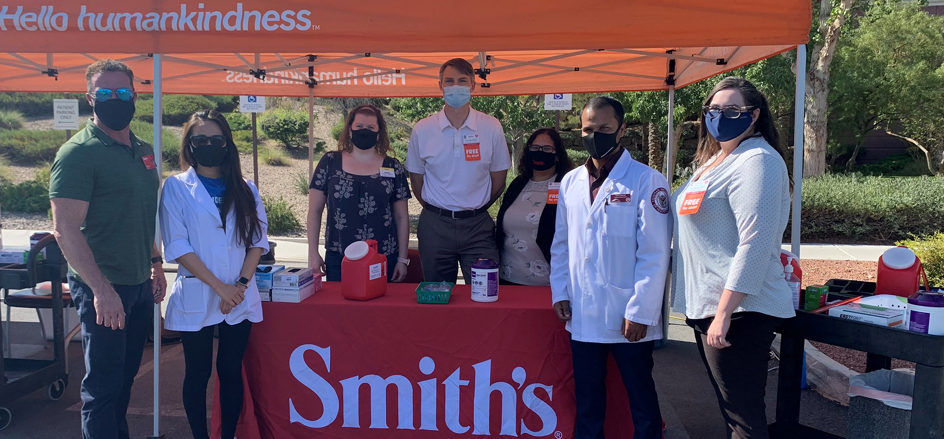SMith's pharmacy at vaccine outreach event 