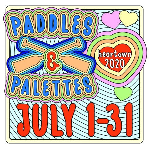 Paddles and Palettes - Heartown 2020