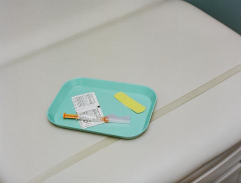 Vaccine On A Tray