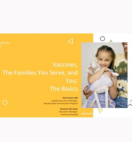 Slide from WIC Vaccines Basics presentation